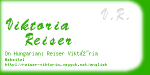 viktoria reiser business card